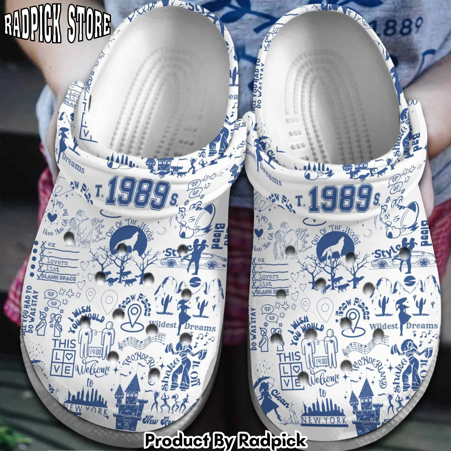 Radpick taylor swift music  clogs shoes comfortable for men women xzm rp652921